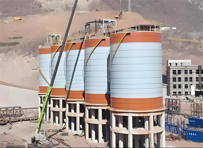 城东高架钢板仓